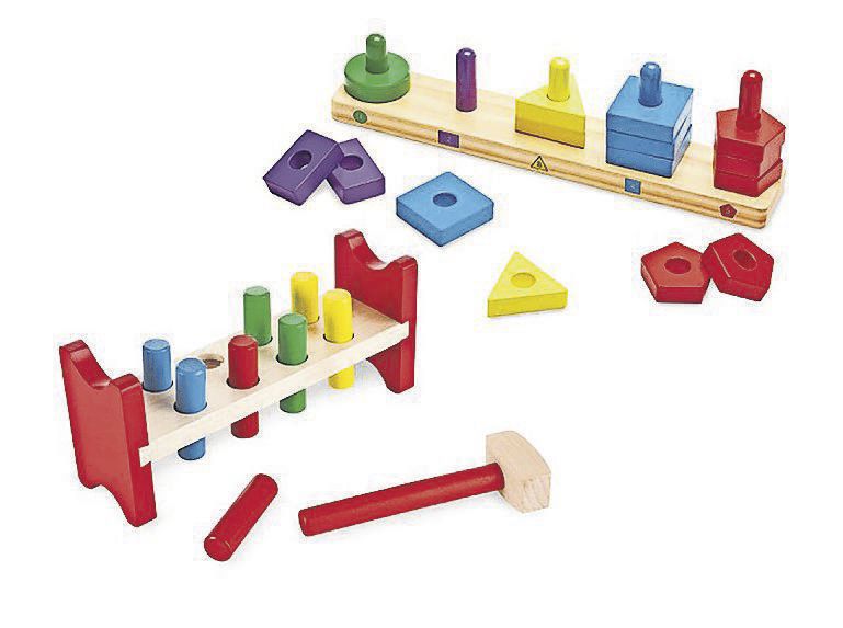 Melissa & Doug Classic Wooden Toy Bundle